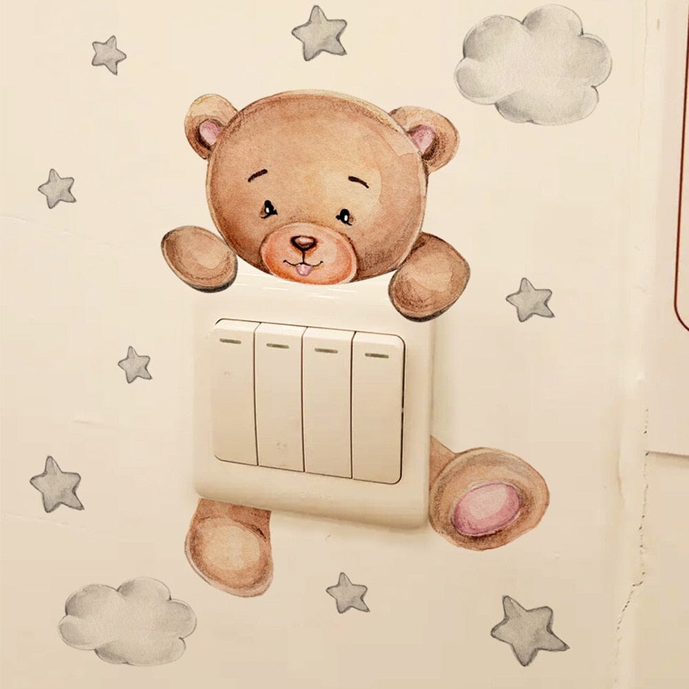 Stickybear™ - Sticker ourson décoratif | Chambre d'enfants - Bébé SomEveil