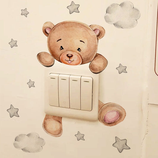 Stickybear™ - Sticker ourson décoratif | Chambre d'enfants - Bébé SomEveil