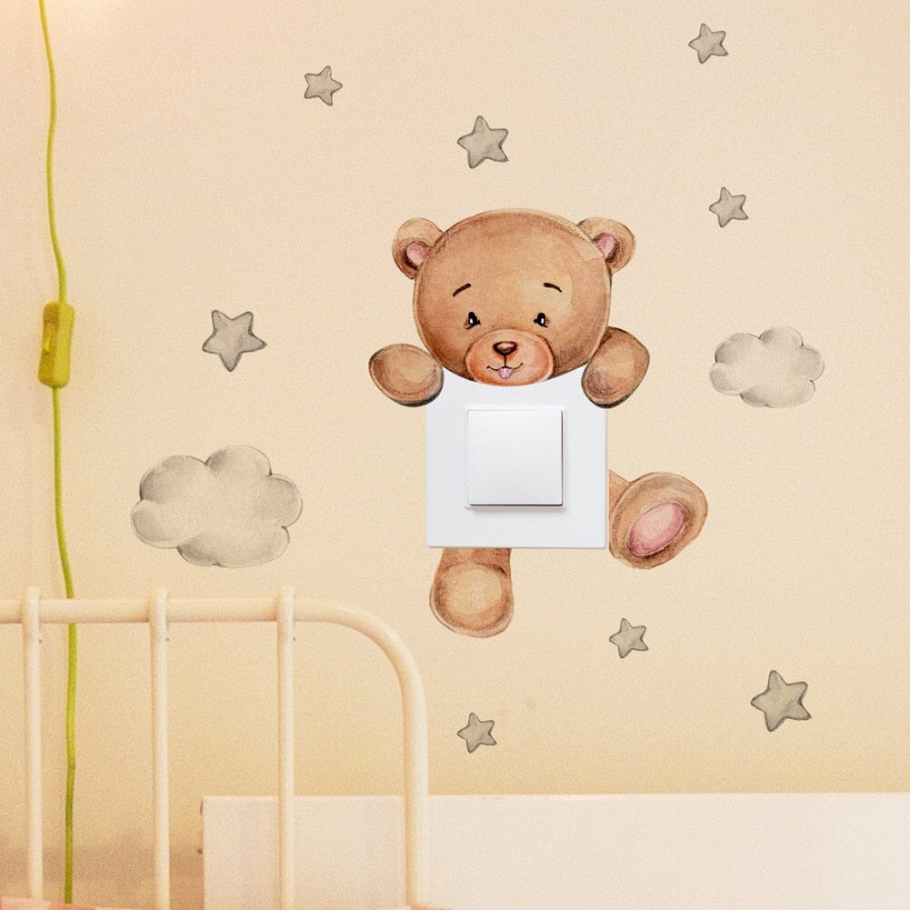 Stickybear™ - Sticker ourson décoratif | Chambre d'enfants - Bébé SomEveil