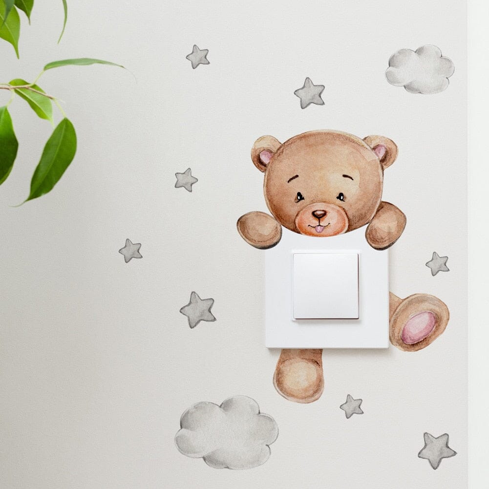 Stickybear™ - Sticker ourson décoratif | Chambre d'enfants - Bébé SomEveil