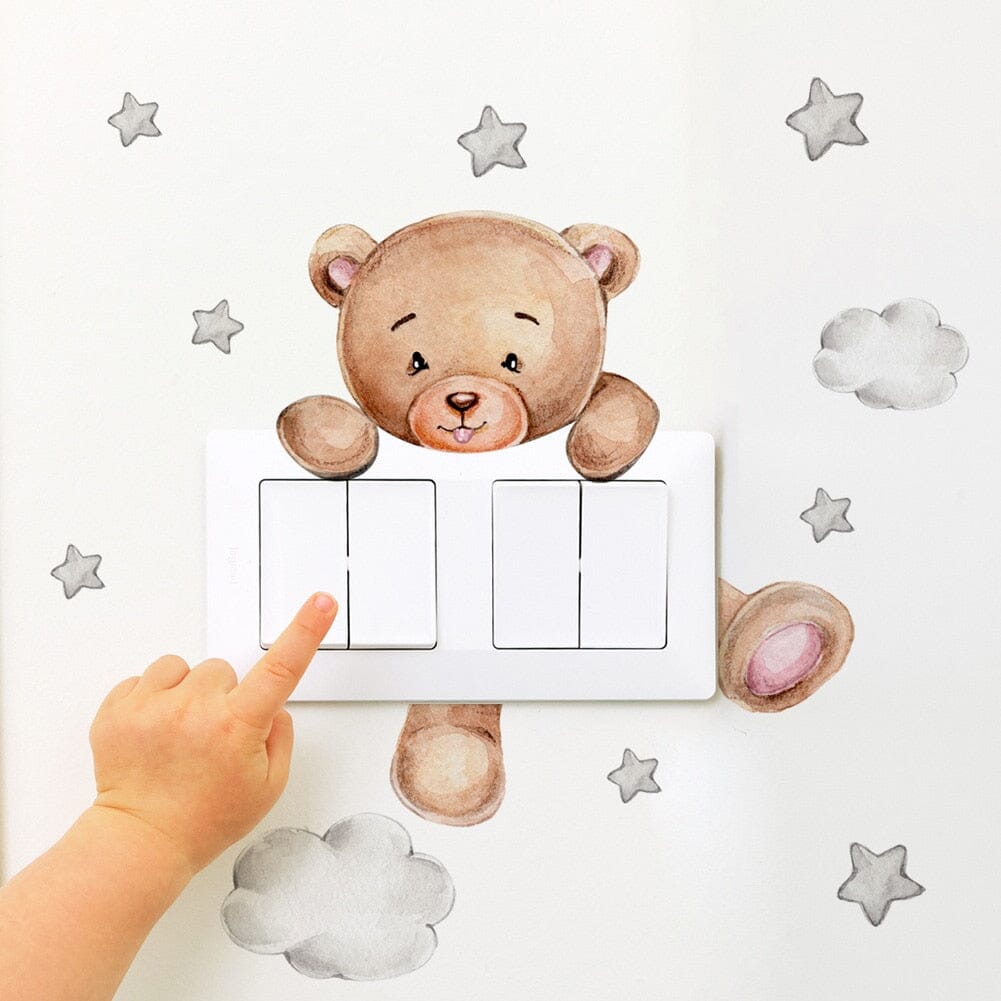 Stickybear™ - Sticker ourson décoratif | Chambre d'enfants - Bébé SomEveil