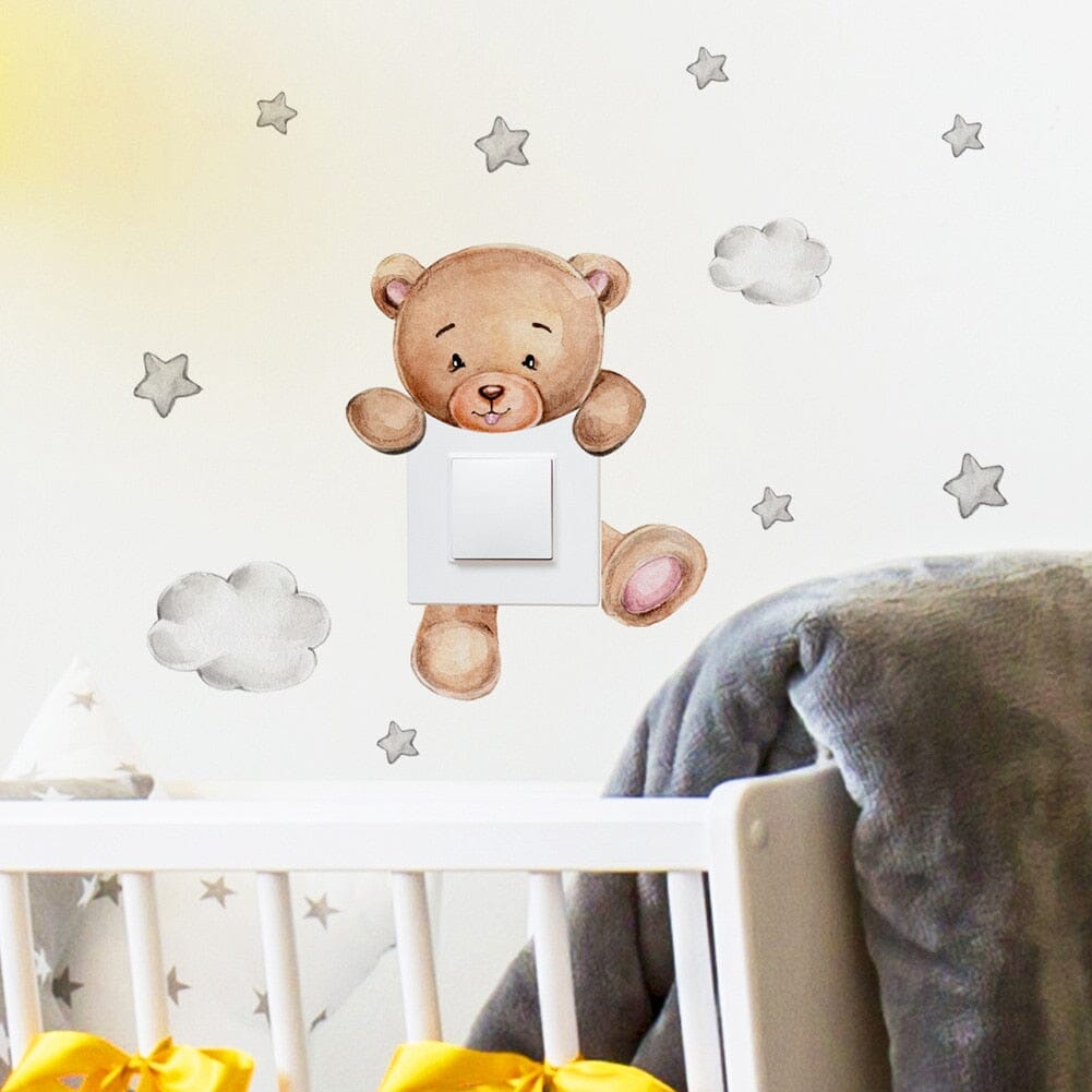 Stickybear™ - Sticker ourson décoratif | Chambre d'enfants - Bébé SomEveil